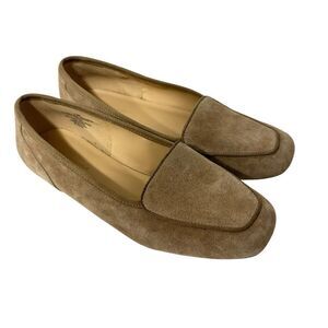 Women’s Appleseeds Classic Slip On Suede Leather Loafer Sz 7.5 M Capsule Minimal
